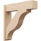 Ekena Millwork 7 1/2-in W x 30-in D x 30-in H Funston Block Rough Cedar Woodgrain TimberThane Outlooker, Primed Tan OUTUR075X30X30FST44RCPR - alternate 1